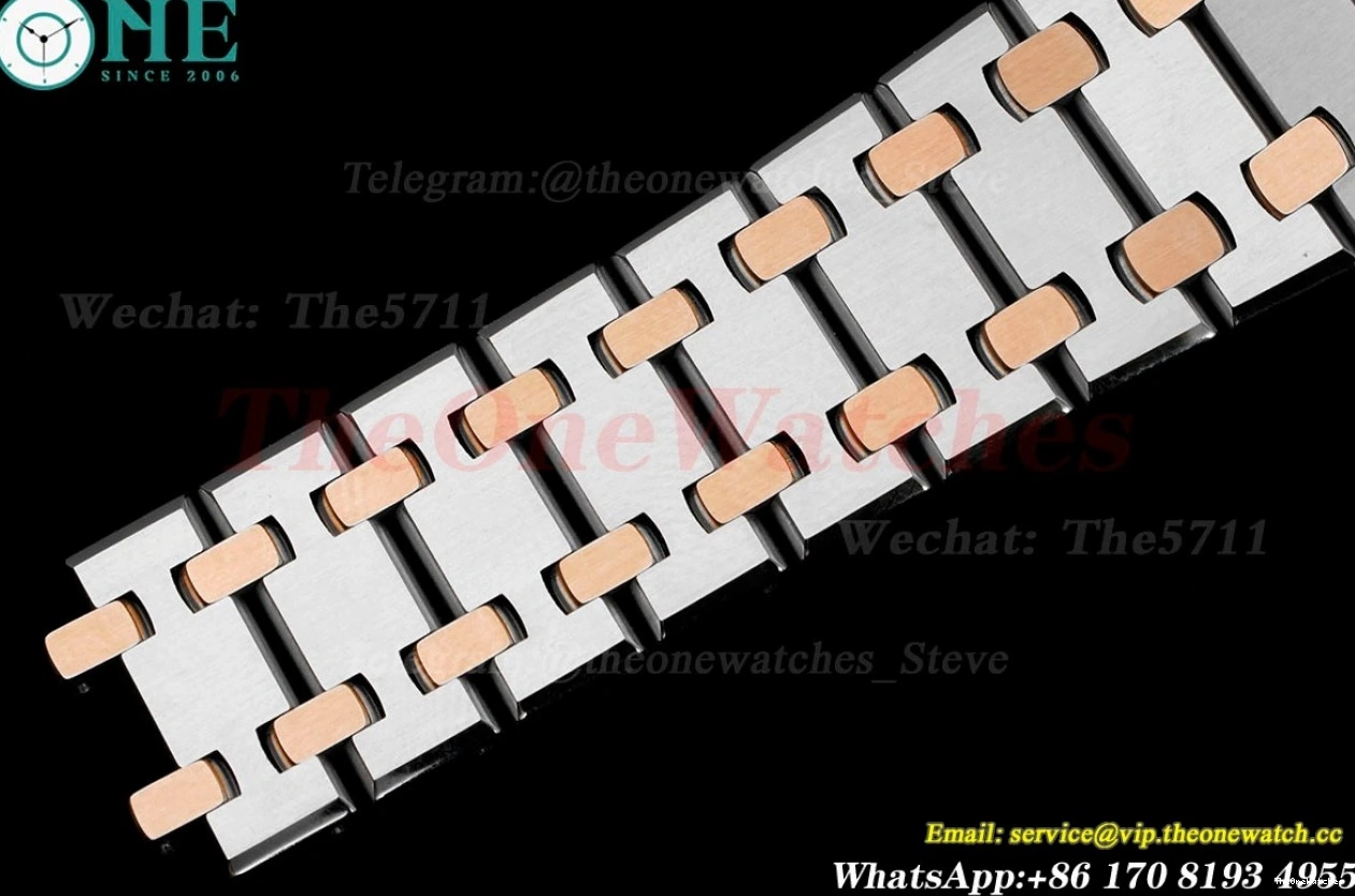 Qtz JJF SS White Royal Oak RG Swiss Ladies Diamond 33mm 0105